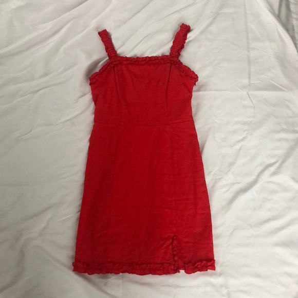 Red ruffle dress - Picture 1 of 4